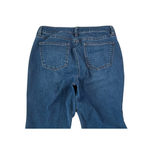 Talbots Jeans Flare Curvy Flawless Five Pocket Petite Stretch Blue Women's 10P - Picture 5 of 8